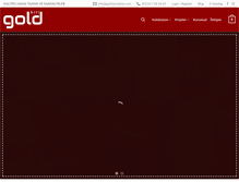 Tablet Screenshot of goldsandalye.com